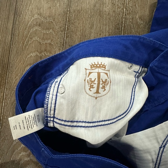 Talbots Signature Slim Crop Vibrant Blue Jeans - Picture 11 of 12